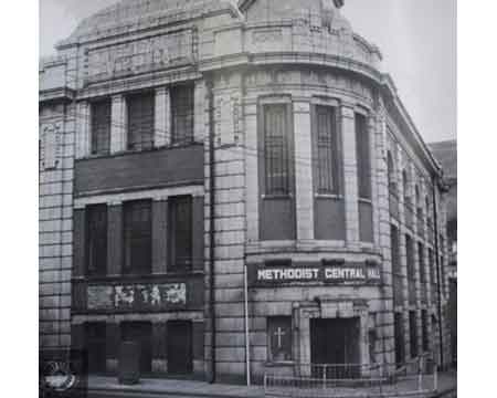 Methodist Central Hall Tonypandy photographed in 1979.