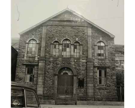 The new Zion Pentre built on the original site as photographed in September 2009.