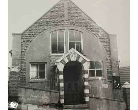 Woodland Terrace Methodist Cwmparc photographed in 1979.