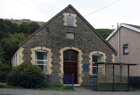 Wesleyan Methodist chapel, Blaenrhondda photograped in September 2009.