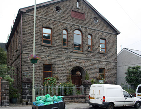 Ebenezer Tynewdd photographed in Sptember 2009. The building is now private residences.