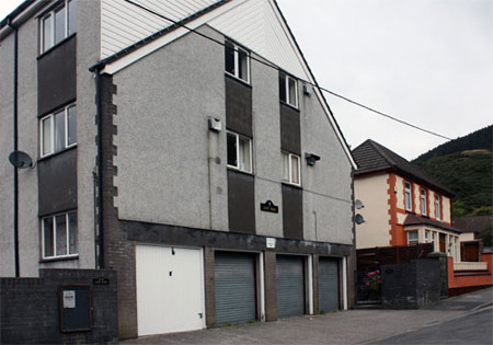 The site of Soar Tynewydd photographed in September 2009 is occupied by Llys Soar.