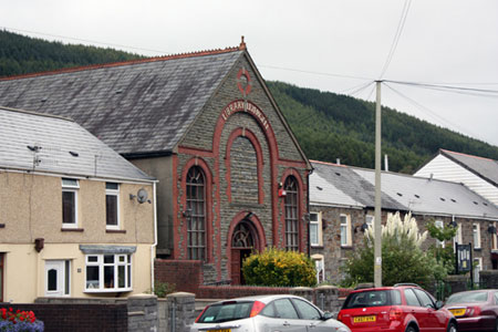 The building of Bute Square chapel Treherbert now houses the local library.