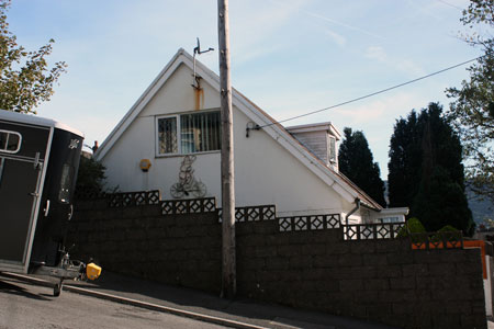 A private house on the site of Woodland Terrace Methodist Cwmparc as photographed in September 2009.