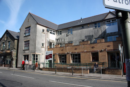 The site of Noddfa Treorchy photographed in September 2009.