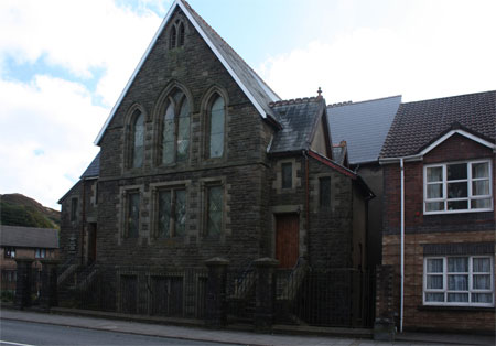 Ystrad chapel Ton-Pentre photographed in September 2009.