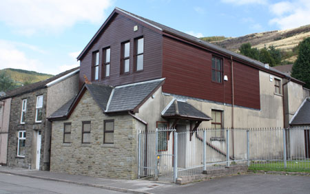 The new Zion Pentre built on the original site as photographed in September 2009.