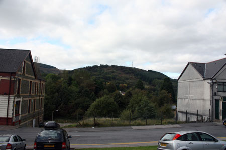 The site of Pentre chapel Pentre photographed in September 2009.