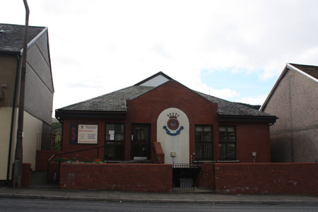 The new Salvation Army Church Pentre  built on the same site as photographed in September 2009.