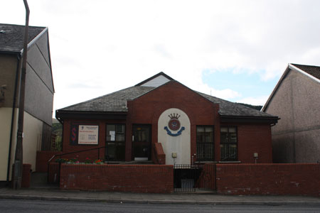 The new Salvation Army Church Pentre built on the same site as photographed in September 2009.