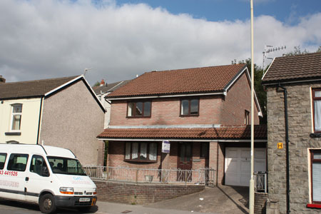 The site of Beulah Treorchy photographed in September 2009.