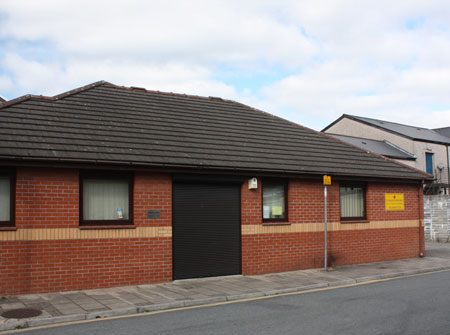 The site of Calfaria Treorchy photographed in September 2009. The Calfaria surgery.