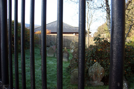 The site of Siloam Trehafod photographed in November 2009