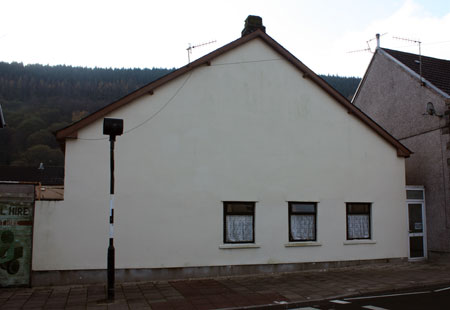 The site of Zion Trehafod photographed in November 2009