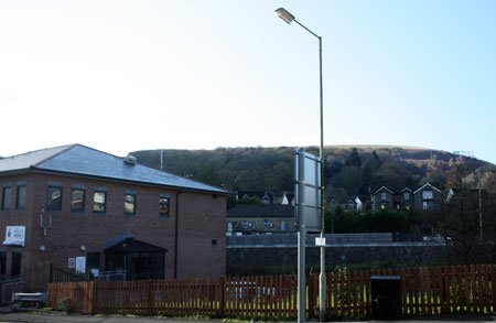 The site of Capel-y-Porth photographed in November 2009