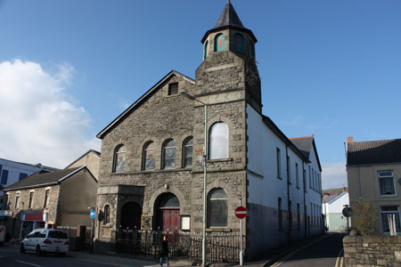 The former English Congregational Porth photographed in November 2009.