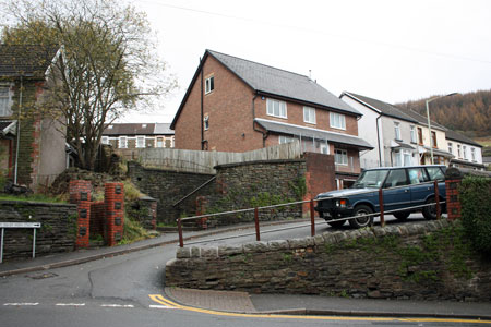 The site of Saron Clydach Vale photographed in Novemeber 2009.
