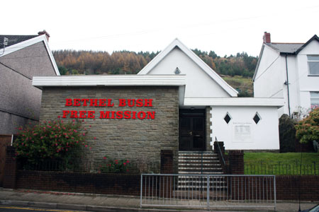 A new chapel on the site of Noddfa Blaenclydach photographed in November 2009