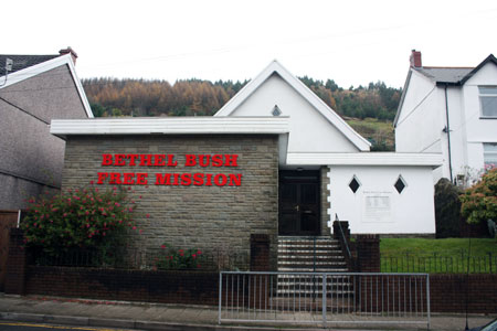 A new chapel on the site of Noddfa Blaenclydach photographed in November 2009