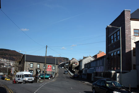 Miskin Road Trealaw photographed in March 2010