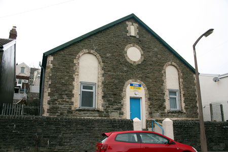 Former Salvation Army barracks photographed in April 2010