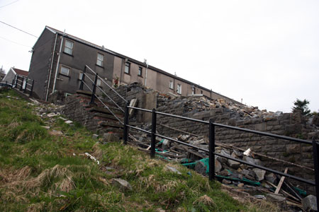 The site of Horeb Tylorstown photographed in April 2010