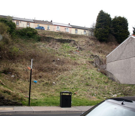 The site of Bethany Tylorstown photographed in April 2010