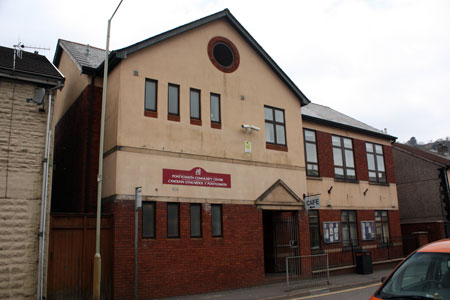 The site of Pontygwaith Presbyterian photographed in April 2010