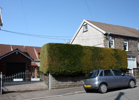 The site of Horeb Ystrad photographed in March 2011