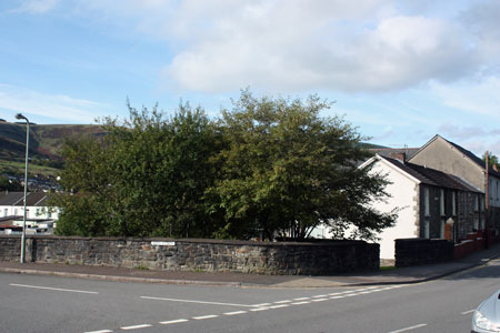 The site of Nebo Ystrad photographed in September 2009.